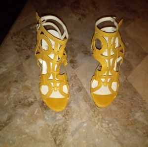 Abel Munoz Genuine Italian Leather Heel Sandals Size 40 or US 7